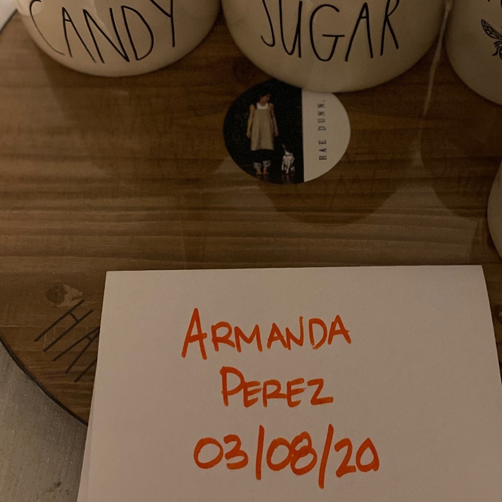 RESERVED brown sugar canister